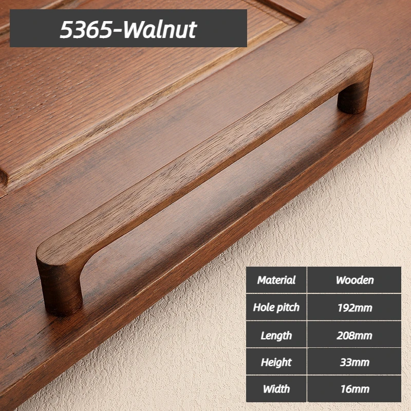 Manija de puerta de armario de madera, perilla y manija de puerta de armario de cocina, manijas de puerta de armario para herrajes de muebles: MULTICOLOR