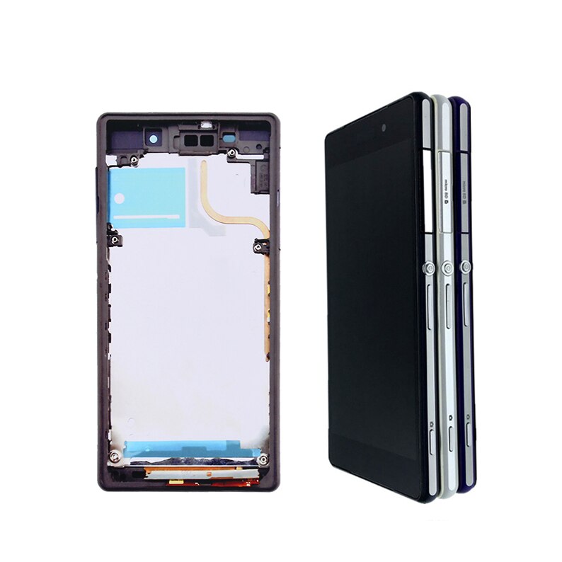 L50W dla SONY Xperia Z2 D6502 D6503 D6543 wyświetlacz LCD z ramą montaż digitizera ekranu dotykowego dla SONY Xperia Z2 LCD