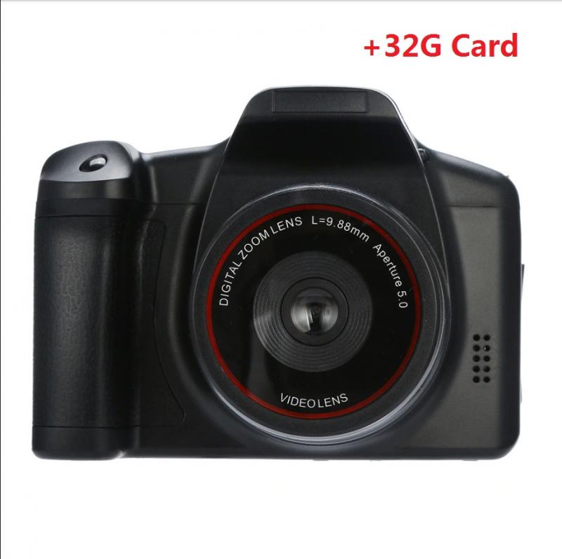 HD 1080P Digital Video Camera Camcorder Handheld Digital Camera With 2.4 Inch Screen 16X Digital Zoom Camera Camera: With 32G Card