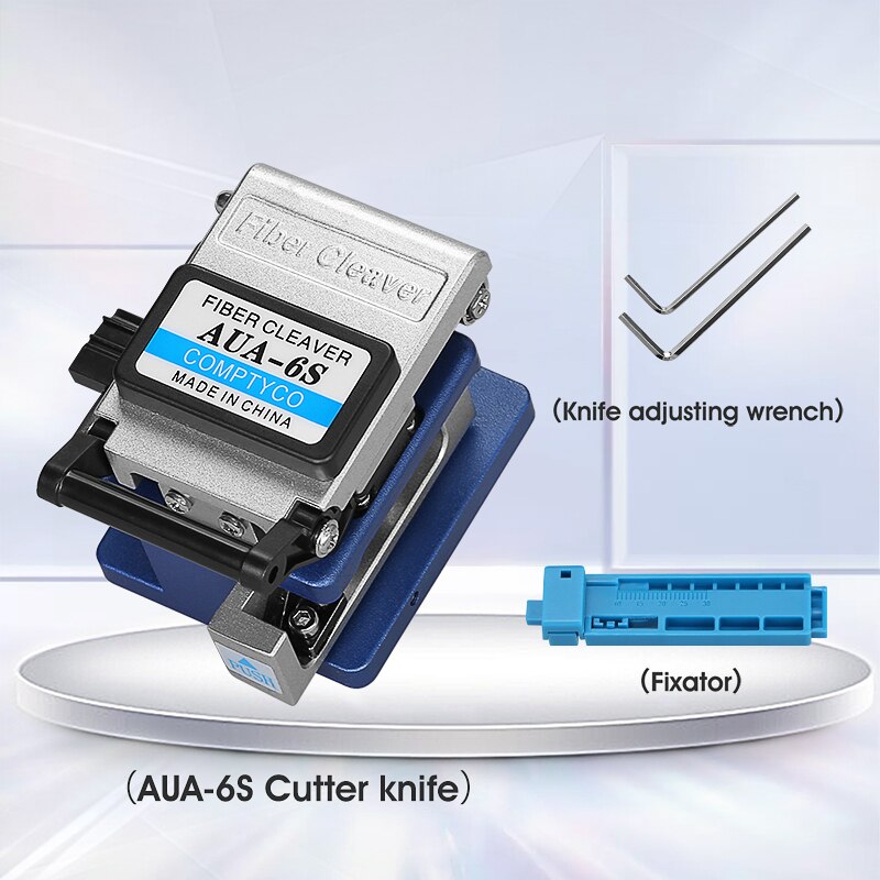 Ftth-glasfaser-werkzeugset mit glasfaser-leistungsmesser und 10mw optischen fehlerortungsgeräten (aua -6s ftth-werkzeug)