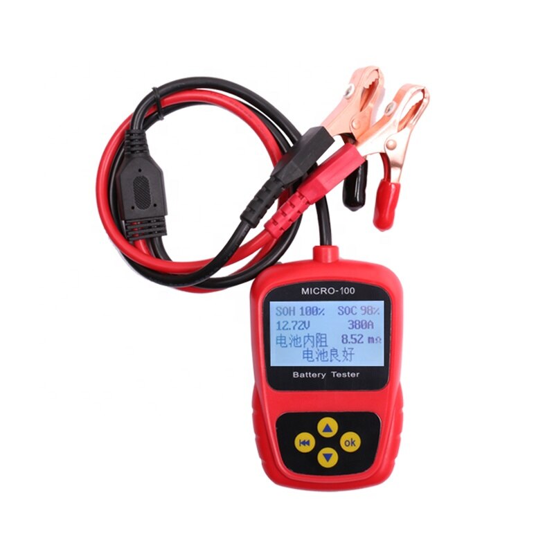 Automotive Battery Tester 12v Battery Tester Battery Capacity Tester Test Meter Digital Display MICRO-100