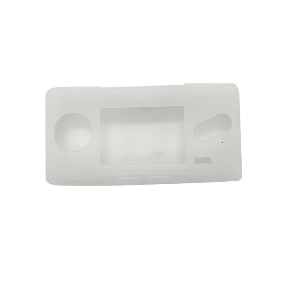Protective shell For GBM game console protective case cover TPU silicone soft crystal shell: White