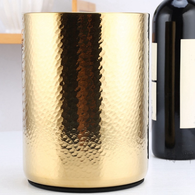 Rvs Champagne Emmer Thuis Gehamerd Ijs Wijn Emmer Ktv Wijnkoeler Ijs Vierkante Emmer Bier Emmer