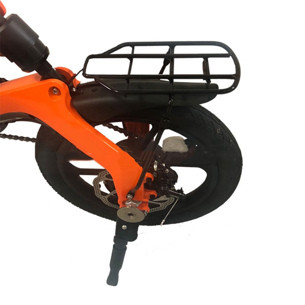 Durable Bike Carrier Rack Bicycle Back Stand Folding Bicycle Cargo Rack Bike Rear Shelf Luggage Carrier for Outdoor