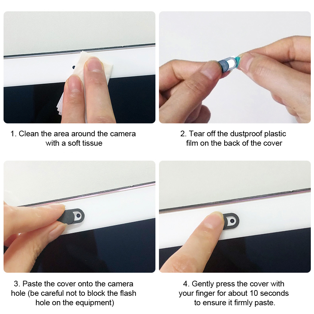 Obturateur de Webcam universel, couverture de caméra anti-espion pour iPad, ordinateur portable, PC, Macbook, tablette, objectif, autocollant de confidentialité