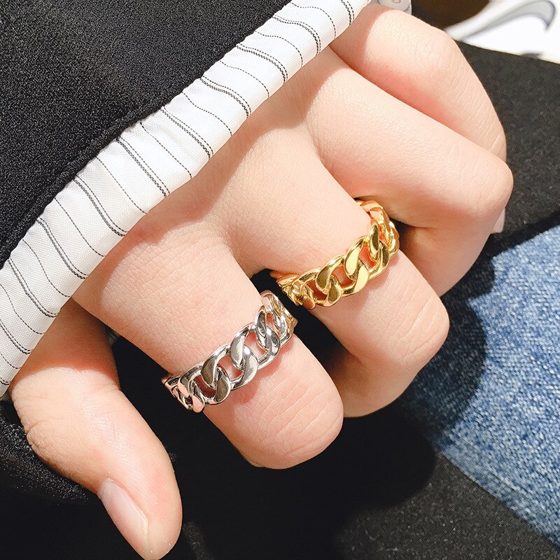 Cor de ouro ajustável oco-para fora coração forma anel aberto design bonito moda amor jóias para wome menina presentes quente