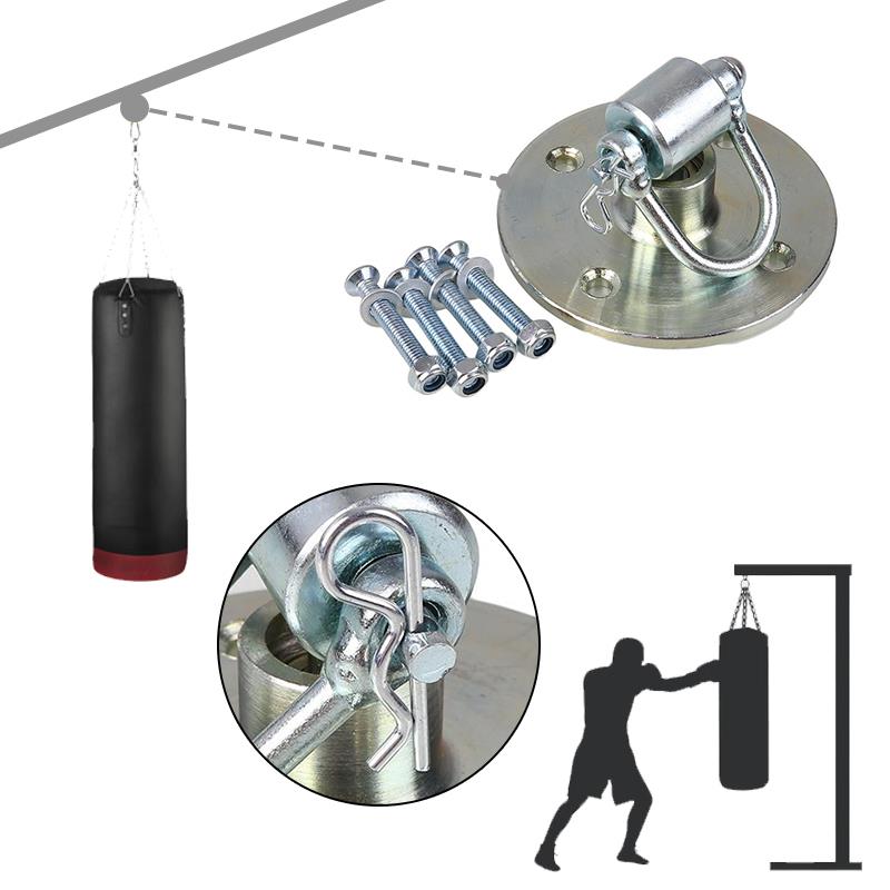 Speed Punching Ball Swivel Boxing Punch Bag Hook Mount Bracket Training