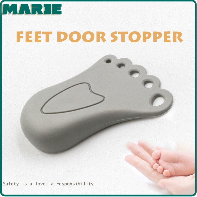 MARIE Fuß bilden Finger Sicherheit Tür Stopper Gummi Tür Stopper Zauberstab Schutz freundlicher Genießen Block Schutz Keil Tür Puffer