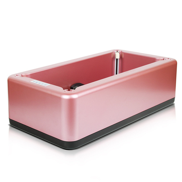 Automatic Shoes Cover Dispenser Household Stepping Disposable Booties Maker Anti Droplet Dust Machine Shoe Cover For Home Office: Pink
