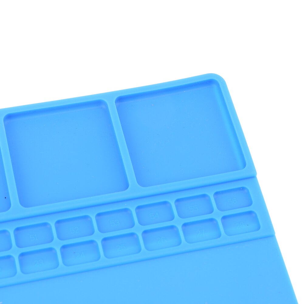 1pc Heat Insulation Silicone Soldering Station Pad Desk Soldering Mat For Welding Station Repair Maintenance Platform 405X305 mm