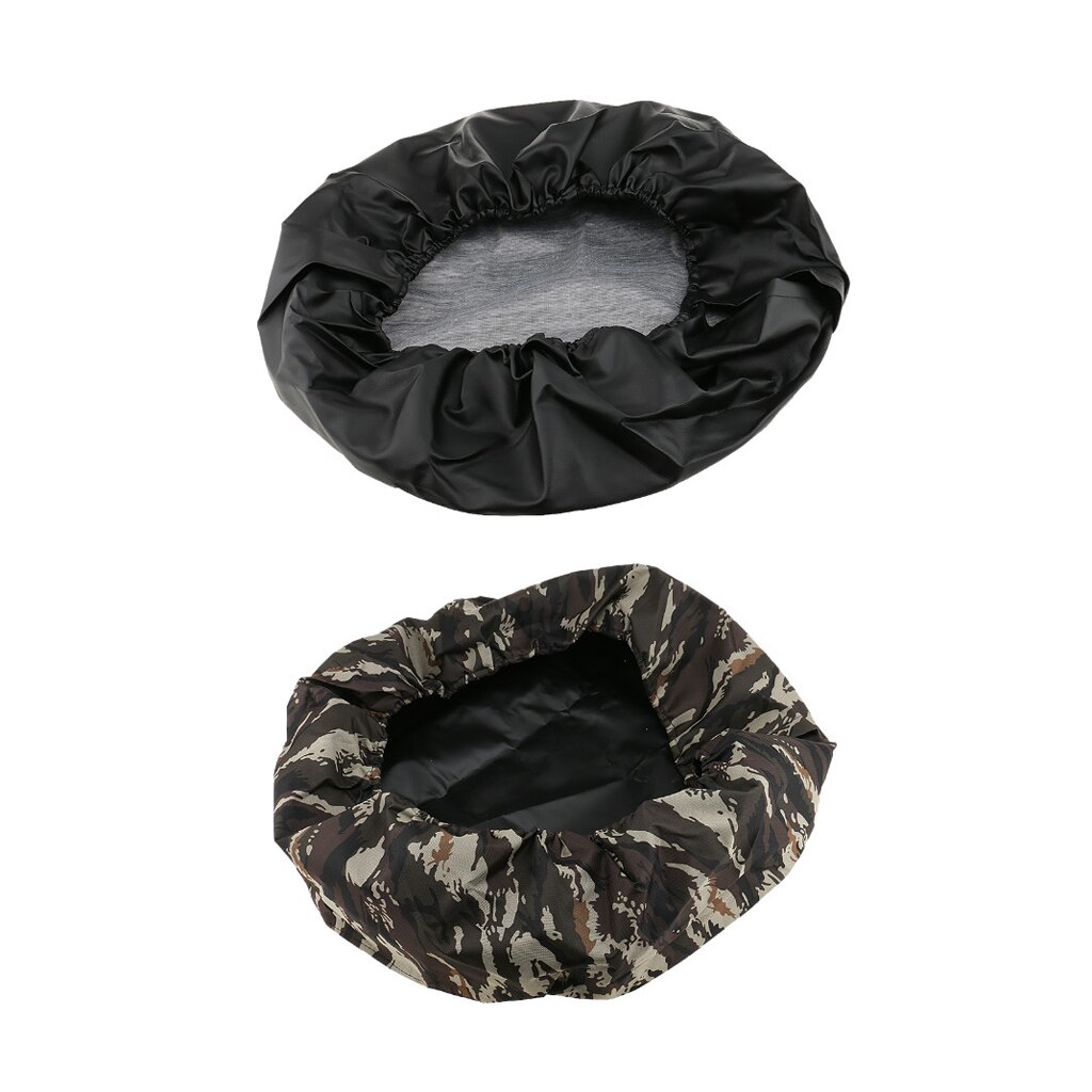 13 inch camo + zwarte auto vrachtwagen achter reserveband bandhoes wielhoes wielhoes universele pasvorm band 23 "