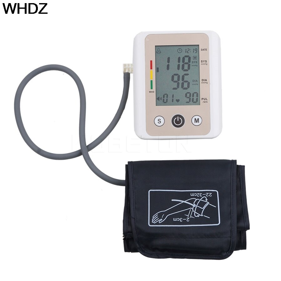 Hartslagmeter Machine Digitale Bovenarm Bloeddrukmeter Tonometer Meten Automatische Tonometer Meter Bloeddrukmeter