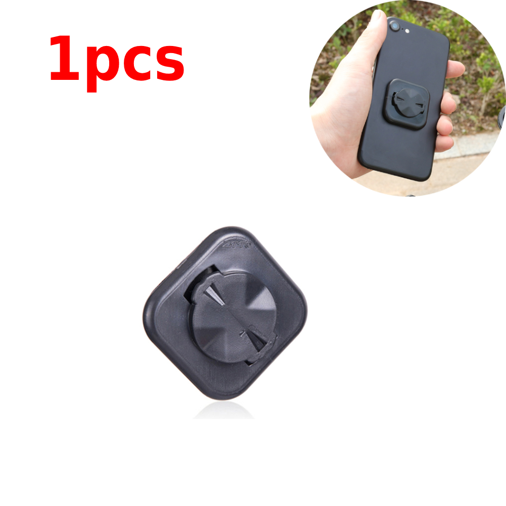 Fiets Telefoon Mount Sticker Mtb Fietsen Telefoon Houder Ondersteuning Stand Rijden Sterke Lijm Terug Knop Plakken Adapter Voor Garmin: WHITE