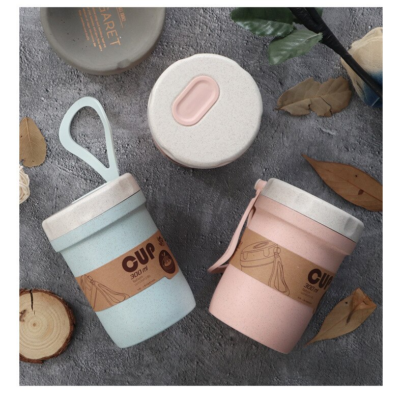 Tasse isotherme avec lait bouloté tasse tasse à soupe micro-ondes autorisé tasse pour enfants tasse de bureau enfants Thermos Thermos pour la nourriture