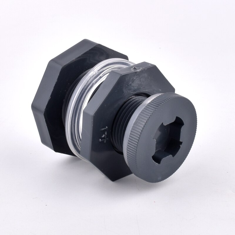 Conector de PVC de rosca hembra para tanque de agua de acuario, adaptador de tubería de drenaje, junta de tubo de riego de jardín, 1/2-2 pulgadas, 1 ud.