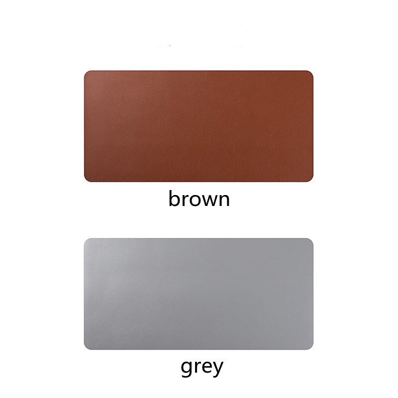 Portable Home Office Game MousePad Resting Surface Protective dining Desk Writing Mat Easy Clean PU Leather Desk Mat laptop pad: 20x25cm 11