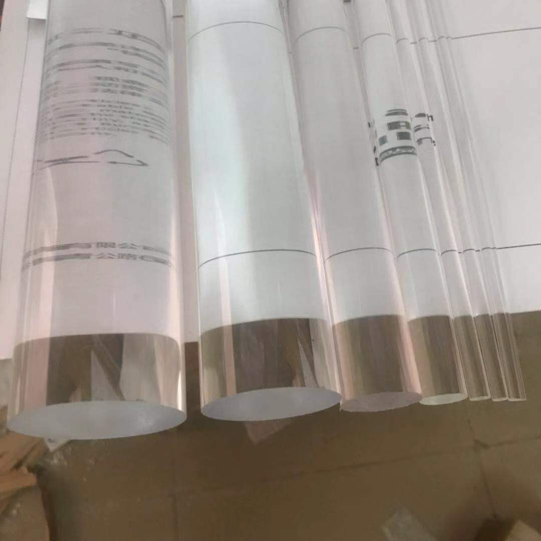 transparent Acryl Stock Feste Plexiglas rollen Stifte Industrie PMMA Rollen Rolle Bar DIY Werkzeuge Stange Schmuck Halfter Stehen