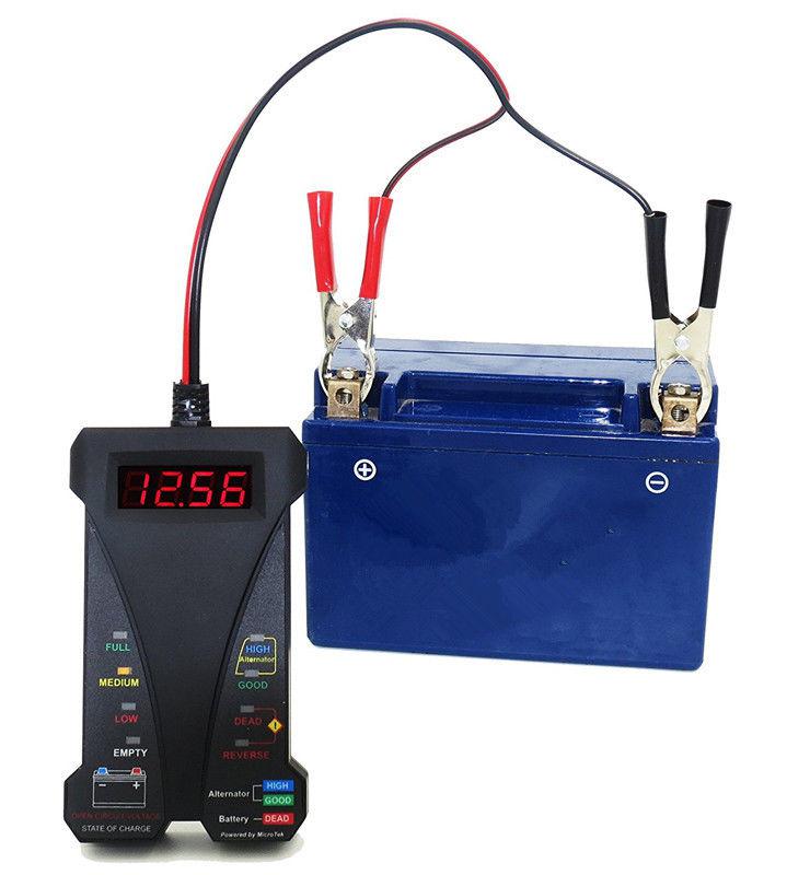 12V LCD Display Digital Battery Tester Voltmeter And Charging System Analyzer