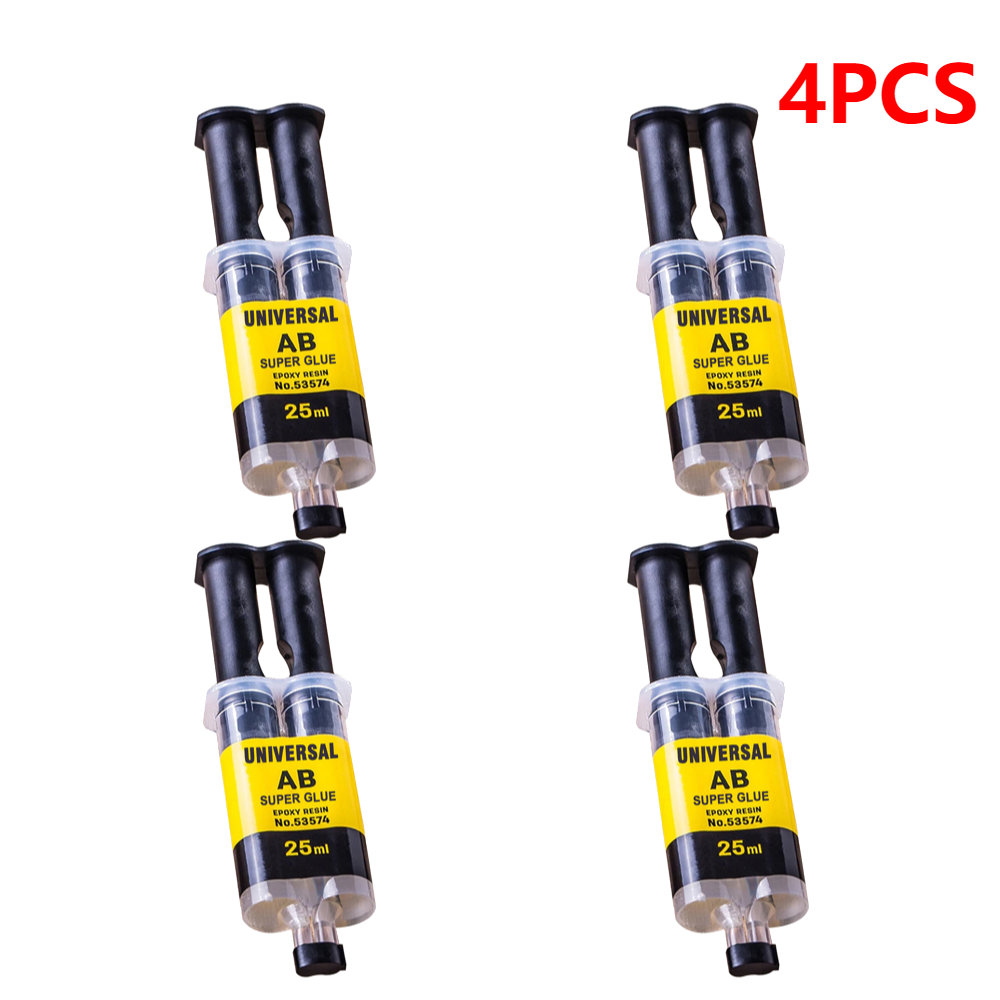 Universal epoxyharpiks ab lim til glas metal keramik træbearbejdning vandtæt reparation stærk klæbemiddel lim super flydende lim: Orange