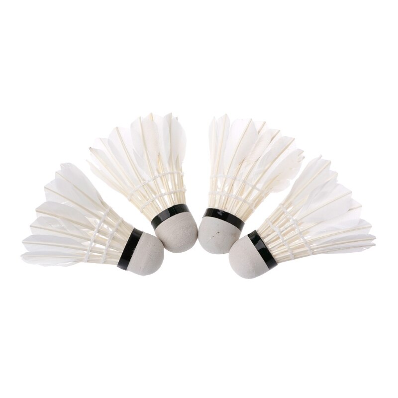 OOTDTY 4 stuks Dark Night Kleurrijke LED Badminton Shuttle Birdies