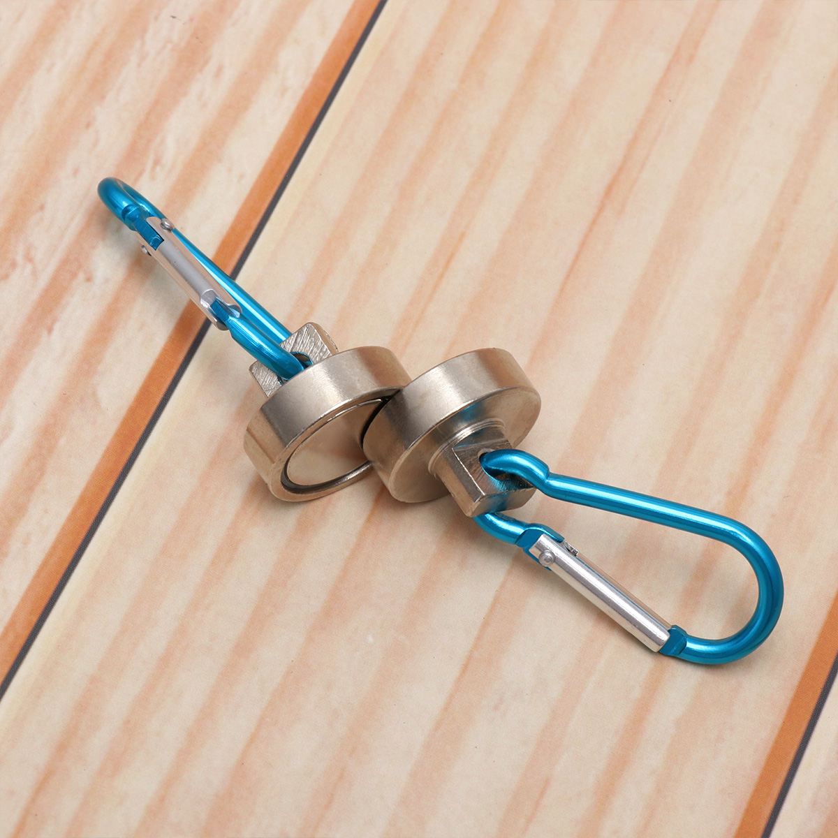 2 sztuk haczyki magnetyczne trwałe zagęścić 22kg ciężki obowiązek magnes karabińczyk magnes wieszak hak robić zawieszania robić garażu wspinaczka A50