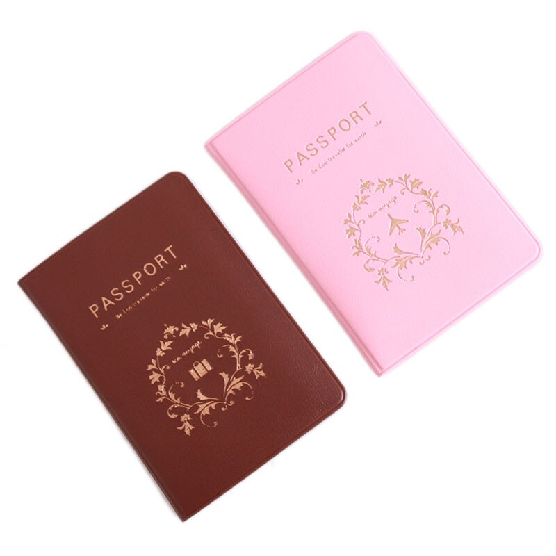 Couverture de passeport de voyage pour homme et femme, porte-cartes, porte-Documents