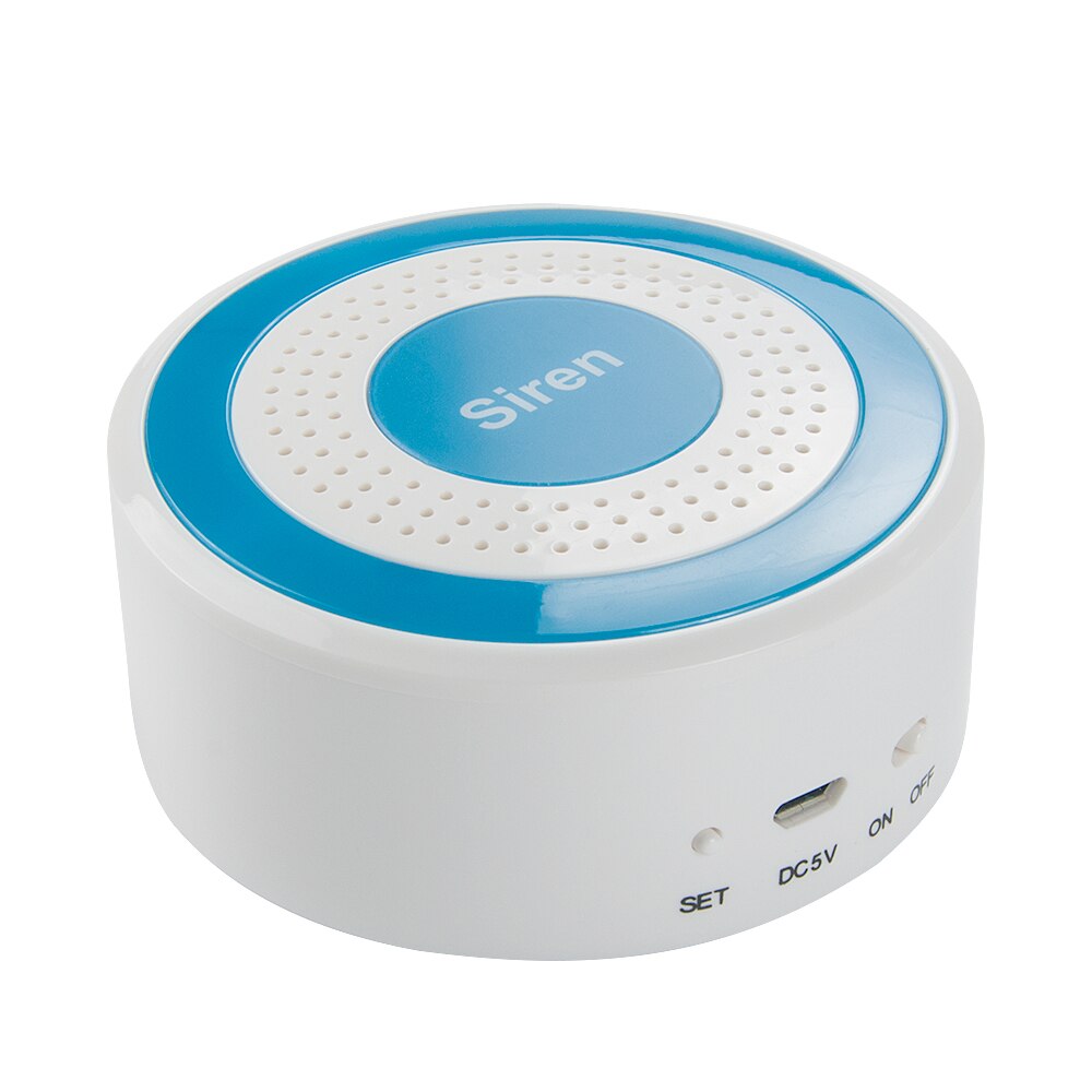 433MHz Wireless Siren Sound and Light Standalone Siren 100dB For Home Security Sound Alarm System DIY Kit