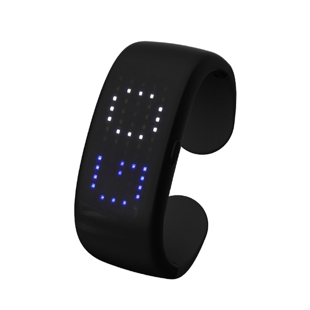 Nuovo Puntelli Colorato Schermo A portato Dinamica Braccialetto di Incandescenza di Notte Corsa e jogging festa concerto Puntelli Braccialetto di ABS + PC + TPU: 1