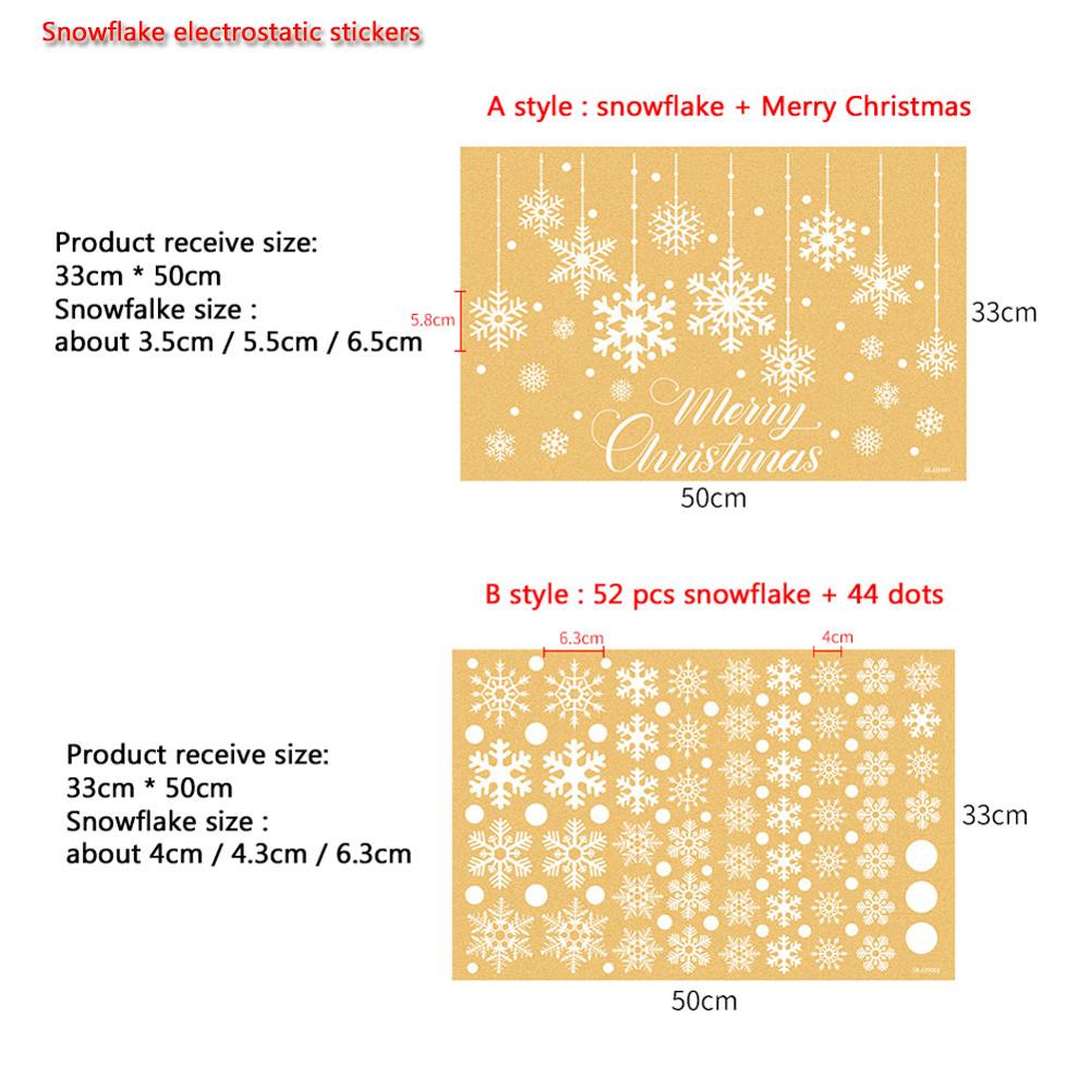 Snefnug glædelig jul elektrostatisk mærkat glasvindue børneværelse boligindretning år wallstickers mærkat tapet