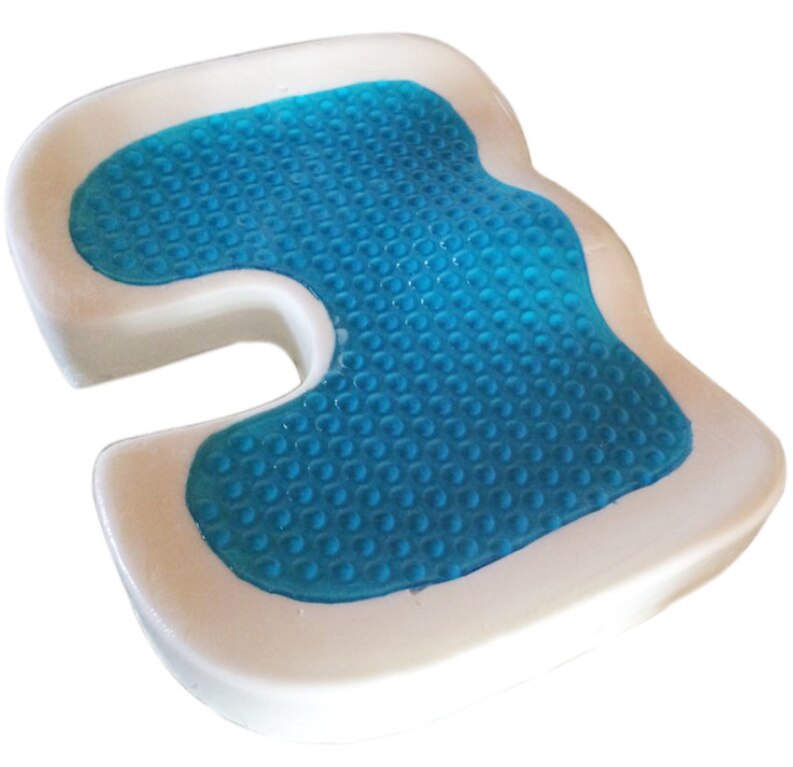 Trage Rebound Gel Kussens U-vormige Seat Mat Memory Foam Heupen Lifting Zitkussen