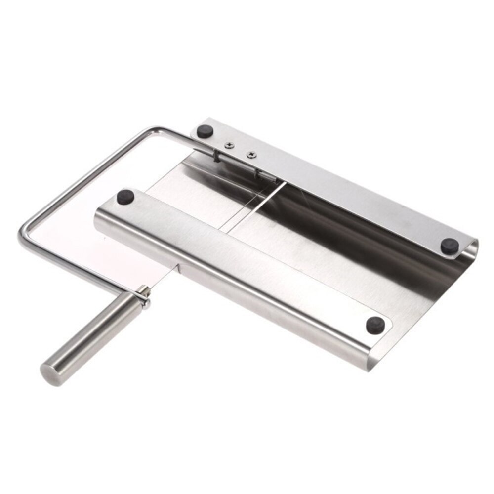 Rebanador de queso duro semiduro, separador de pan, rallador de ensalada de frutas con bandeja, herramienta para hornear, utensilio de cocina, 1 ud.