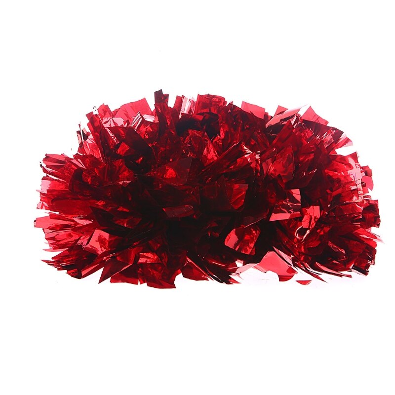 Handheld Pom Poms Cheerleader Cheerleading Cheer Dance Party Decor 875D