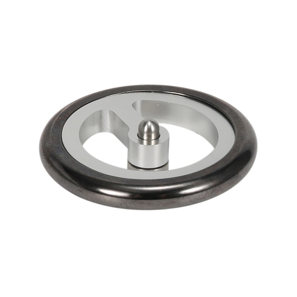 Tol Balans Speelgoed Precisie Gyroscoop Educatief Speelgoed Betoverende Optische Illusie Bureau Speelgoed Evenwichtige Coin Size Spinner: Black