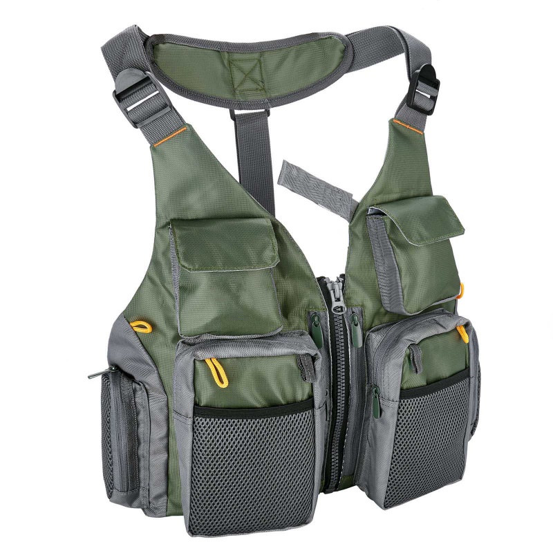 Outdoor Fishing Vest Sailing Life Jacket Vest Epe Foam Floating Kayak Outdoor Life Safety Jacket Adjustable Vest Clothes