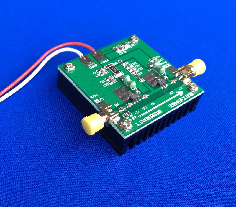 10MHz-500MHZ 1.6W amplifier HF FM VHF UHF FM transmit broadband RF power amplifier