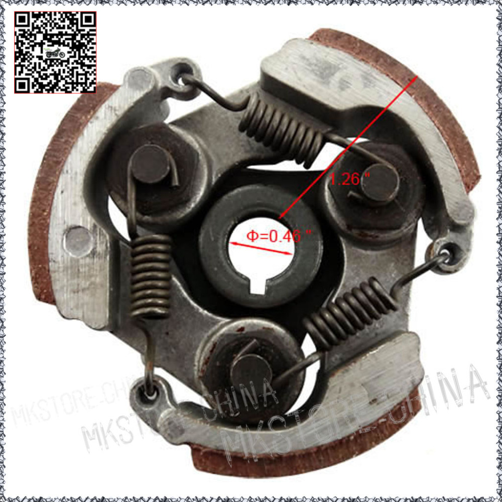 Performance Heavy Duty Steel Clutch for 43cc 47cc 49cc Two Stroke Mini Moto Motor Pocket Dirt Pit Bike ATV Quad Engine