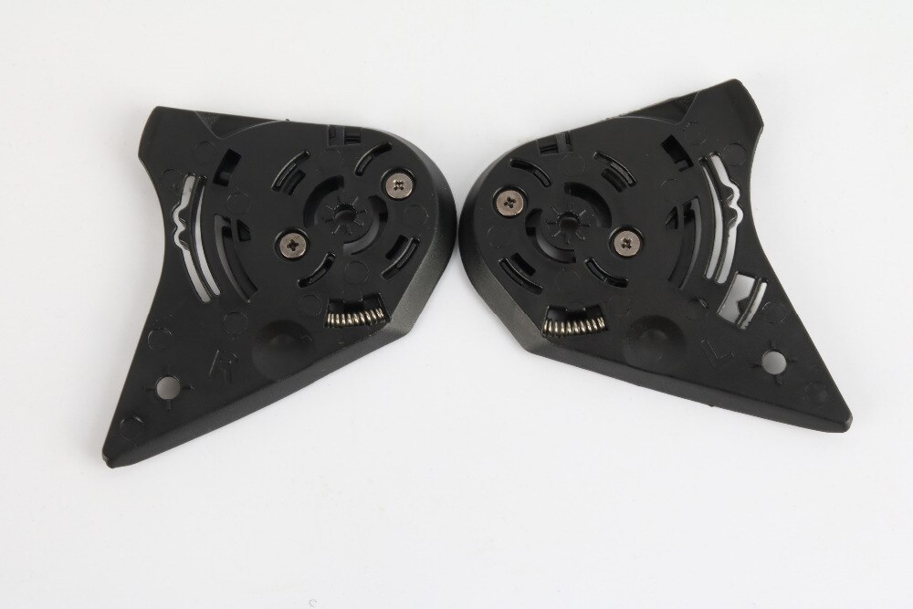 A pair of LS2 FF352 motorcycle helmet lens base for LS2 FF351 helmet