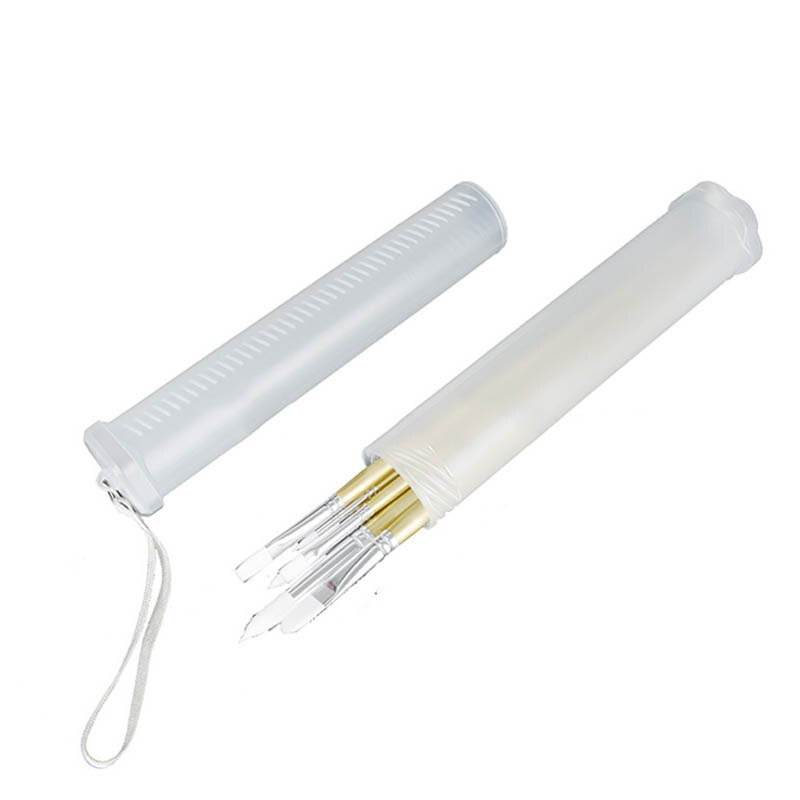 1 pçs cilindro caneta saco transparente caneta titular estudante suprimentos caixa de lápis caneta titular caixa de armazenamento de plástico ultra-fino portátil