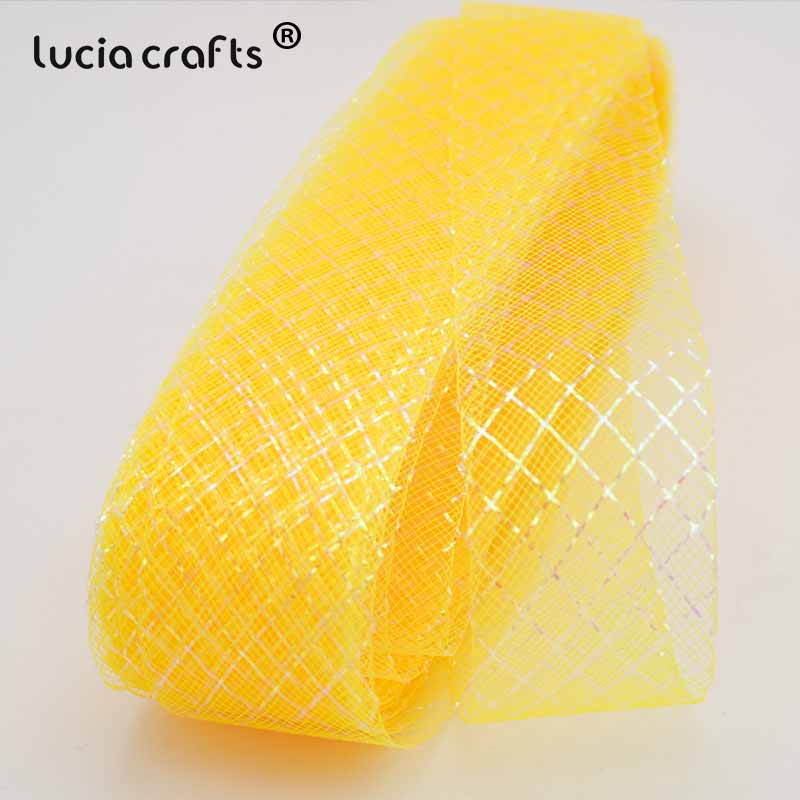 Lucia rzemieślnictwo 10 metrów/partia 40mm wstążka nylonowa dla majsterkowiczów Wykonany ręcznie kwiaciarnia kwiatowy materiał M0501: kolor 8