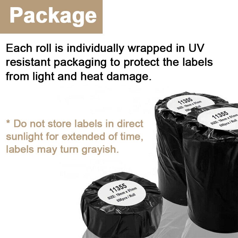 Thermal Paper 99014 For DYMO 99010 99012 11355 11354 Address Labels For DYMO LabelWriter 450 450 DUO 450 Twin Turbo 4XL