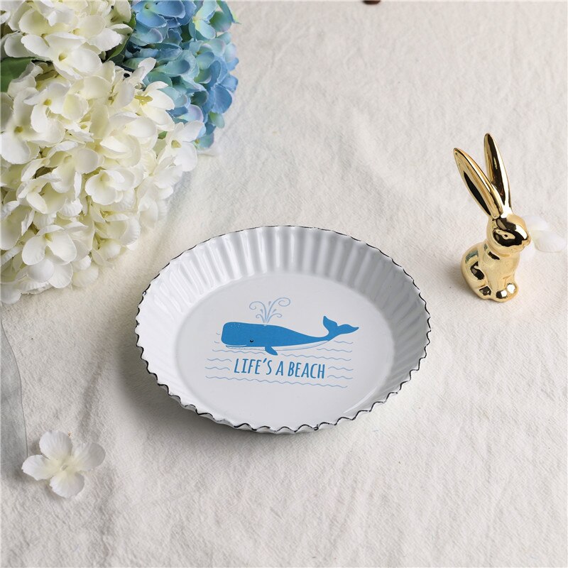 Cartoon Walvis Kinderen Kom Verdikte Emaille Kom Dessert Cake Tray Melk Cup