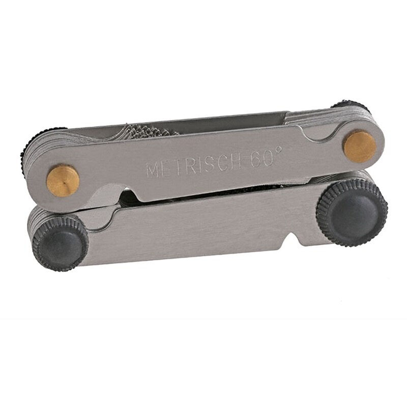 Measuring gauge double- metric thread pitch gauge for measuring instruments Thread gauge metric/inch system