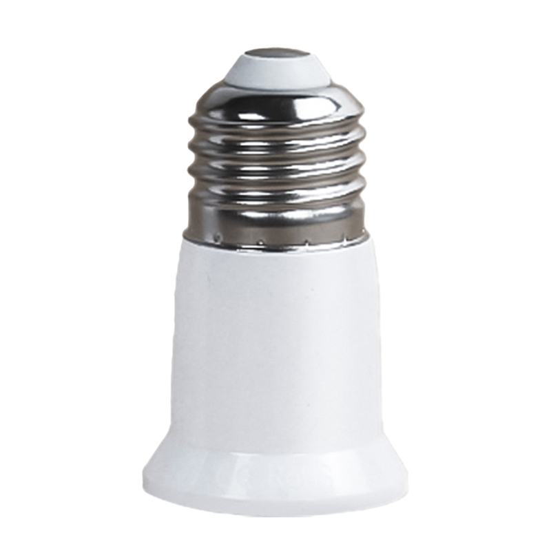 E27 Light Bulb Extender Socket Lamp Holder Adapter Extension for LED Bulb: Beige