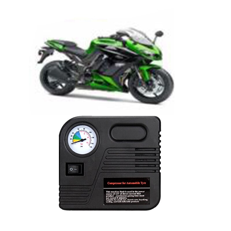 Dækpumpe bil luftpumpe kompressor elektrisk bærbar auto 12v volt 150 psi