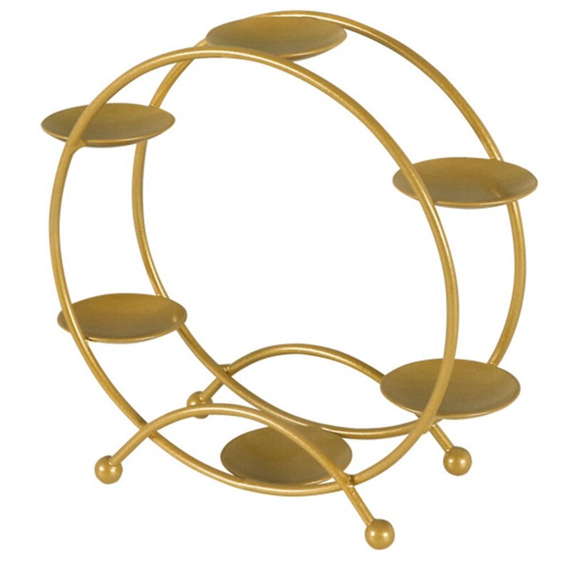 Dessert Table Decor Cold Food Tea Rest Table Set Tray Display Rack Wrought Iron Afternoon Tea Snack Rack Cake Rack: gold