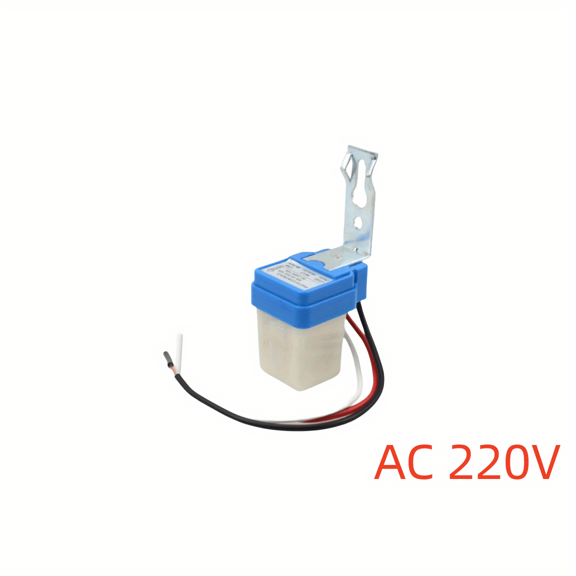 Automatischer automatischer Schalter, Lichtschaltung, Lichtschalter, DC 12 V, 24 V, Wechselstrom, 110 V, 220 V, 50–60 Hz, 10 A, wasserdichter Lichtsteuerungssensorschalter: Braun