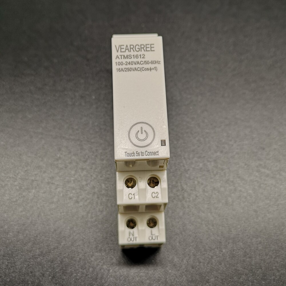 ATMS1612 16A 250VAC Wifi Smart Tijd & Elektriciteit Meter Tuya App Timer