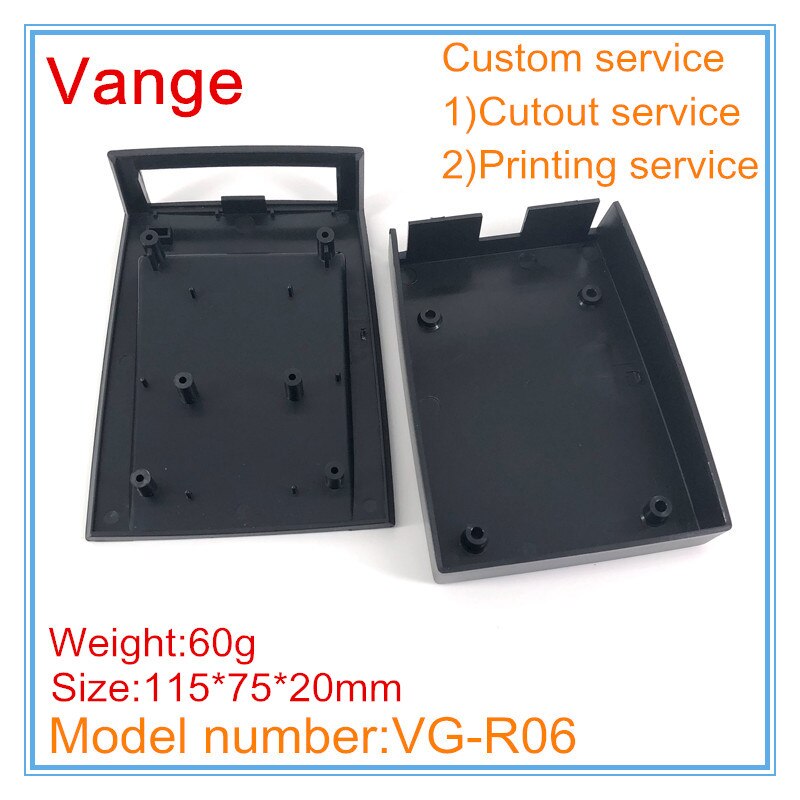 2 stks/partij product IP54 ABS plastic behuizing 110*80*25mm voor deur toegangscontrole kaartlezer