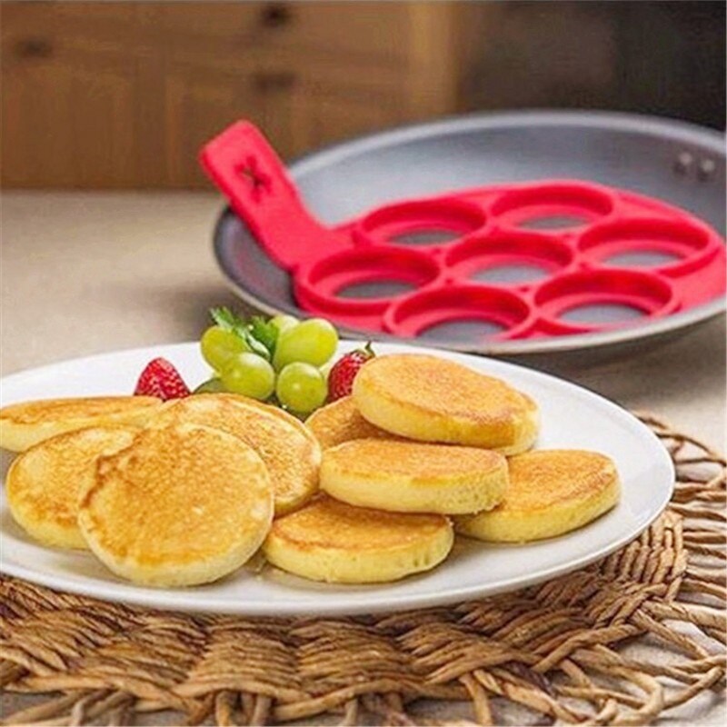 Pancake Maker Nonstick Cooking Tool Round Heart Pancake Maker Egg Cooker Pan Flip Eggs Mold Kitchen Baking Accessories