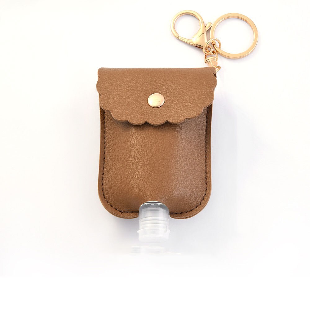 1PC Travel Bottle And Keychain Bag Holder 30ml Refillable Empty Bottles For Hand Sanitizer Bag Bottle With Key Ring: 9